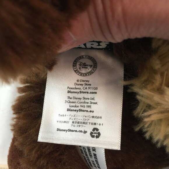 Authentic Disney Store Star Wars Ewok Wicket Plush 12" Stuffed Animal Toy - Picture 8 of 9